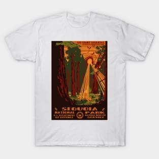 Sequoia alien invasion national park poster T-Shirt